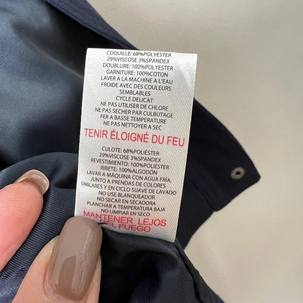 Jason Wu navy blue bomber jacket with pockets line new S - Picture 14 of 14